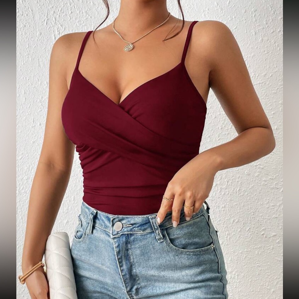 Twist front cami bodysuit - Picture 12 of 16